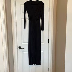 Black long sleeve BCBGMAXAZRIA Formal dress